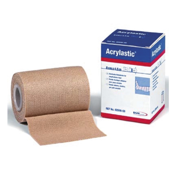 Liimaside Acrylastic elast, 8cmx2,5m hypoallerginen 5KPL