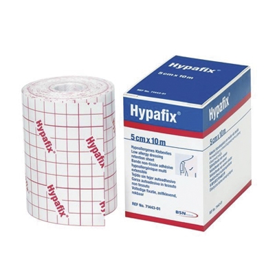 Kiinnitysharso Hypafix kuituk, 5cmx10m elastinen kiin 1KPL - Hypafix
