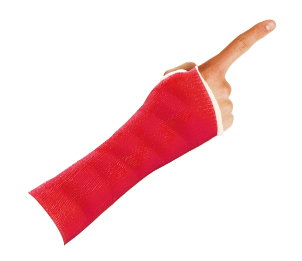 Kipsisidos Delta-Cast muovi, 7,5cmx3,6 synt pun 10KPL