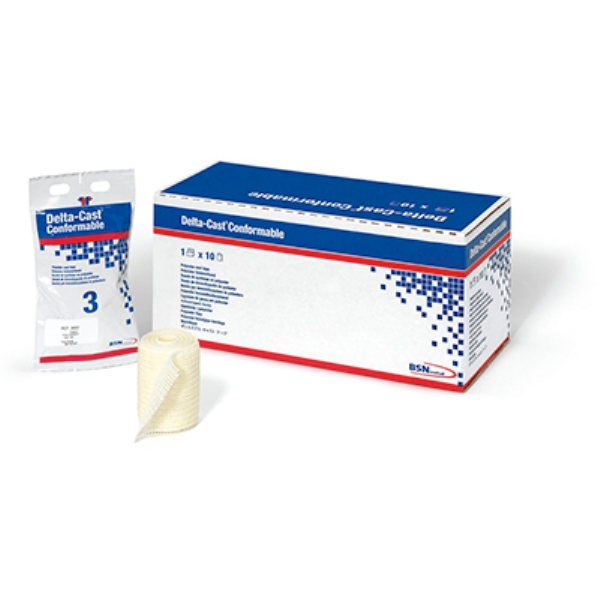 Kipsisidos Delta-Cast Conformable , 10cmx3,6m värilaj synt 10KPL