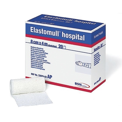 Harsosidos Elastomull Hospital, 8cmx4cm elastinen 20KPL - Elastomull