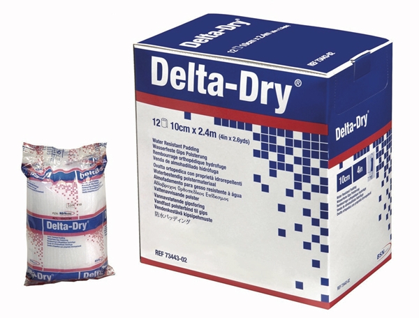 Kipsipehmuste Delta Dry, 10cmx2,4m valk 12KPL