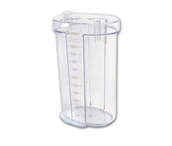 Imupurkki 1 l, sisältää kulmaliittimen