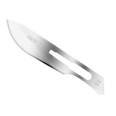 Leikkausveitsen terä Lance, Nro22 kertakäyttö ster 100KPL