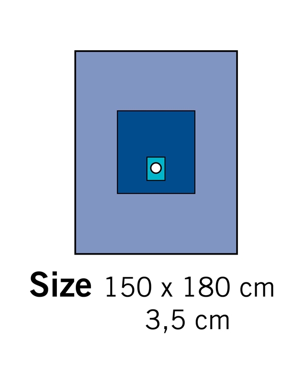 Leikkliina evercare käsi/jalka, 150x180cm 34KPL - evercare®