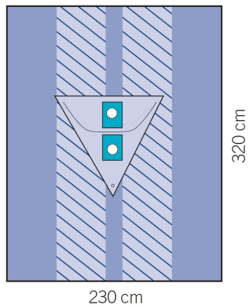 Artroskopialakana evercare®, 230x320 cm ster 14KPL - evercare®