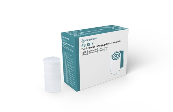 Harsosidos evercare®Selefix, 6cmx4m ston elastinen 20KPL - evercare® - 1