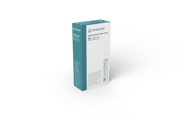 Kiinnityvä sidos evercare®, 10x20cm suihkunk.ster 30KPL - evercare® - 2
