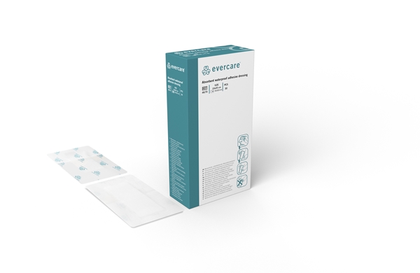 Kiinnityvä sidos evercare®, 10x20cm suihkunk.ster 30KPL - evercare® - 1