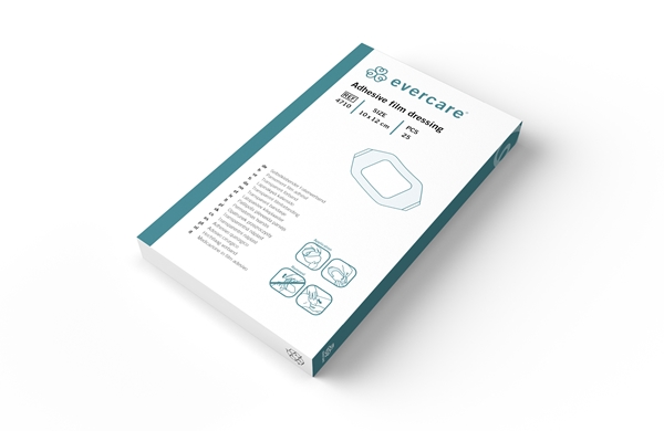 Kalvoside evercare® läpinäkyvä, 10x12cm ster 100KPL (4x25) - evercare® - 3