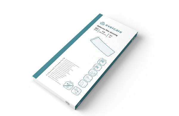 Kalvoside evercare® läpinäkyvä, 10x25cm ster 100KPL (4x25) - evercare® - 3