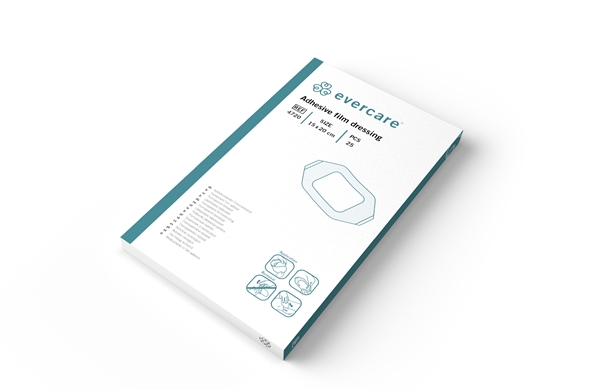 Kalvoside evercare® läpinäkyvä, 15x20cm ster 100KPL (4x25) - evercare® - 3