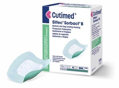 Cutimed Siltec Sorbact® B, Ovaali muoto 7x10cm 10 kpl - 1