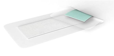 Kirurginen sidos Sorbact, 10x35cm kiinnittyvä sidos 20kp