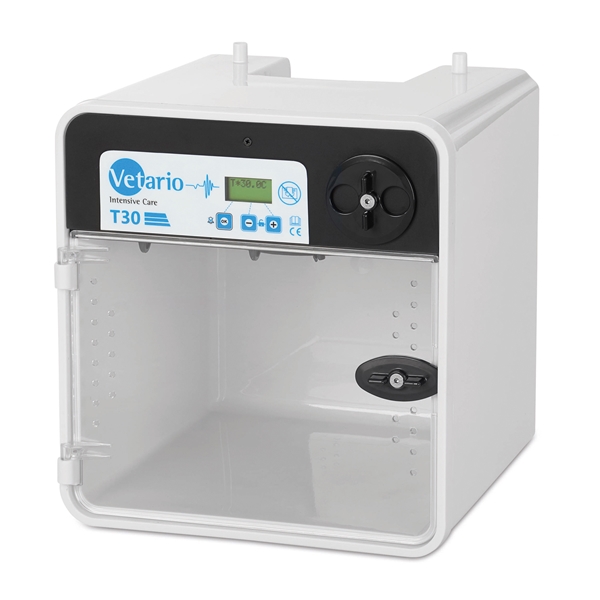 ICU-häkki T30 pienille nisäkkäille, linnuille ja vastasyntyneille. Nopeampaan ja turvallisempaan toipumiseen, Lämmitys ja kostustusastia - 1