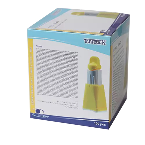 Turvalansetti Sterilance Flex3, 26Gx1,3/1,8/2,3 kelt 100KPL - Vitrex - 1