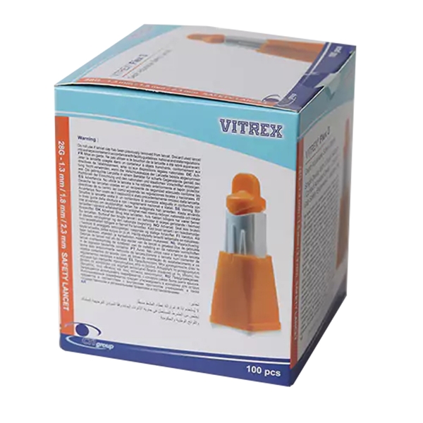 Turvalansetti Sterilance Flex3, 28Gx1,3/1,8/2,3 oranssi 100KPL - 1