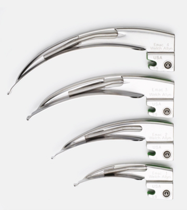 Laryngoskoopin FO lastain no 1, E-Macintosh