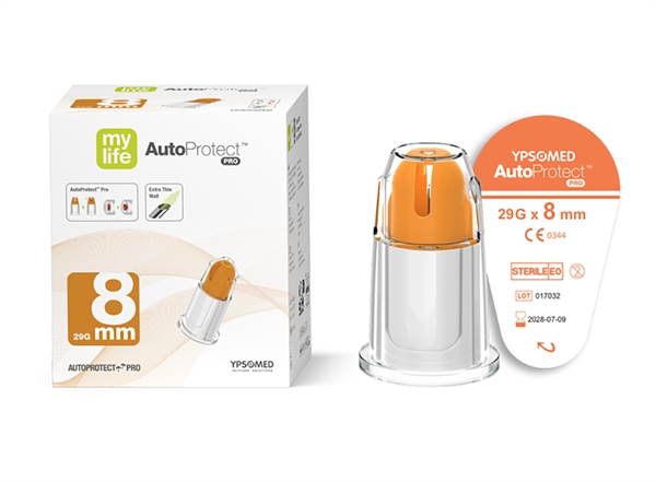 Turvaneula insuliinikynään mylife AutoProtect PRO 8 mm 29G / 0,33 mm, Extra thin wall 100 KPL, AutoProtect PRO 29G 100KPL