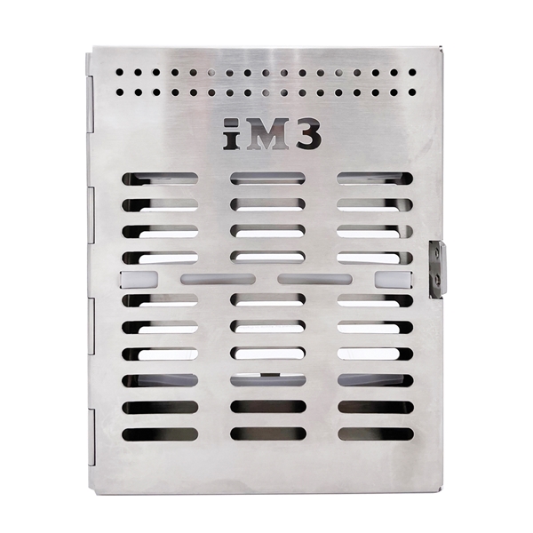 iM3 Kasetti instrumenteille, ruost. terästä large 1kpl