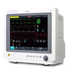 COMEN C80-V valvontamonitori sis. kosketusnäyttö, EKG, lämpö, SpO2, NIBP, akku