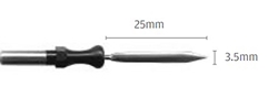 Veitsielektrodi, oval,25x3,5mm