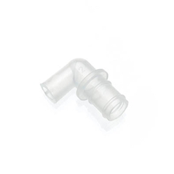 Luer elbow for 7.6mm port