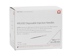 KRUUSE injektioneula, 1.6x40mm 16Gx1 valk 100kpl - 3
