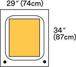 3M™ Ioban antimikrobinen läpileikkauskalvo nesteenkeräyspussilla 74x87cm (läpileikkausalue: 42cm x 52cm) 5KPL