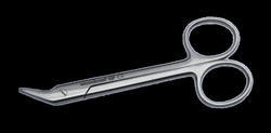 Curved nibbler scissors