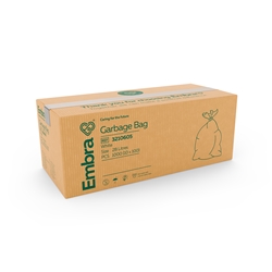 Roskapussi 28L valk Embra® , 520x550mm 9my 100KPL - Embra® - 2