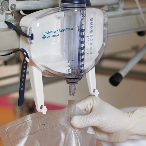 Urimeter UnoMeter Safeti Plus, 2,0ml 150cm sl tømbar pose