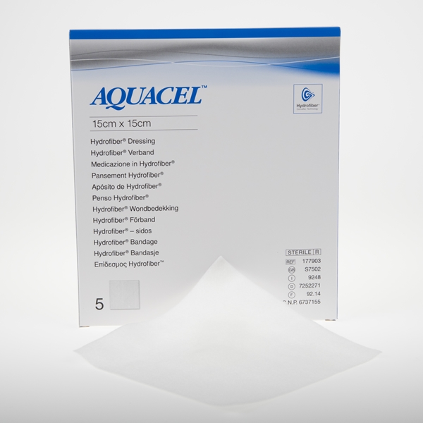 Bandasje hydrofiber Aquacel, 15x15cm