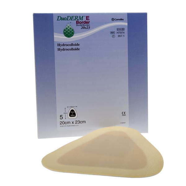 DuoDerm hydrokolloid bandasje, 20x23cm dråpeformet - DuoDerm