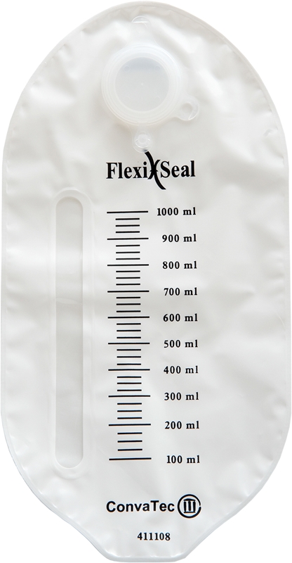 Flexi-Seal Pose 1 l med kull, til fekalkateter