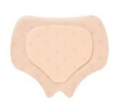 Aquacel Foam Ag hæl bandasje, häl Border - Aquacel