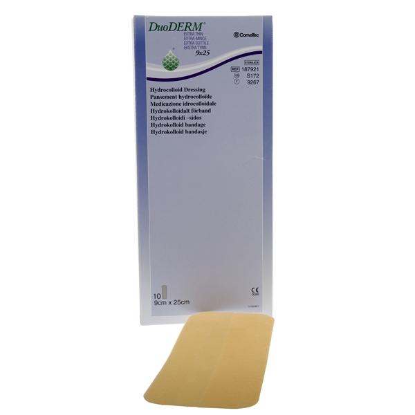 Bandasje hydrokolloid DuoDerm, 9x15cm post op - DuoDerm