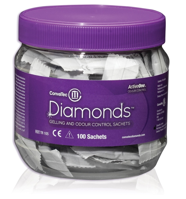 Superabsorbent Diamonds, Gele 100 stk i glasset