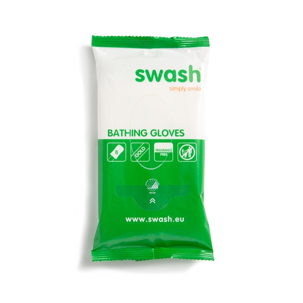 Vaskehanske Swash Gold Glove, 22x14cm uparf 8pk Svanemerket - SWASH