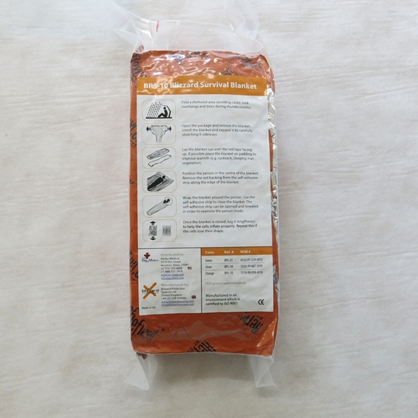 Thermoteppe Blizzard, Orange 2,35 x 2,4 meter