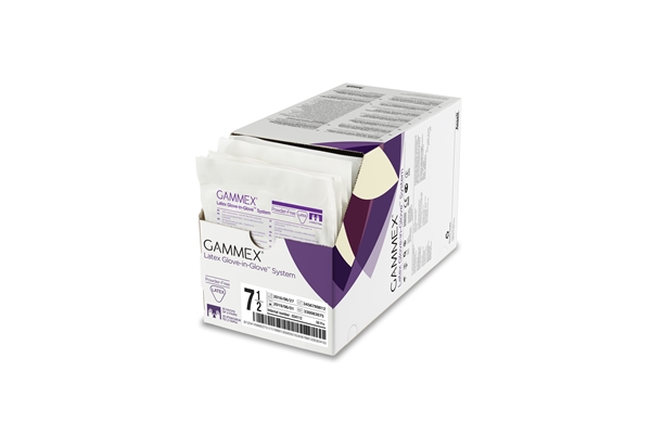 Operasjonshanske Gammex Latex, 7,5 Hanske-i-Hanske pudderfri - Gammex - 3