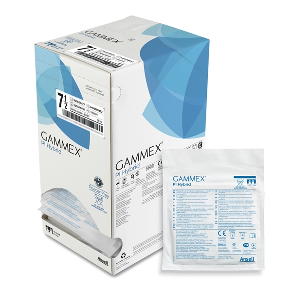 Opr-Hanske Gammex PI Hybrid, 7,5 pudderfri par - Gammex