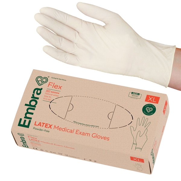 Hanske us latex Embra, XL FLEX AQL 1,5 - Embra®