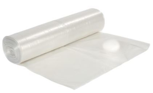 Avfallspose LD plast, 30L Hvit 50x60cm 40my