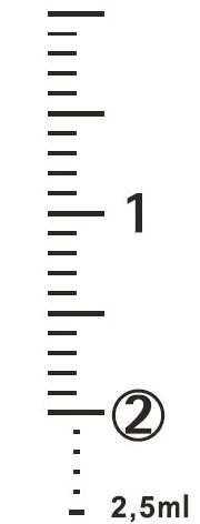 Sprøyte  Berojekt, Luerslip 2ml  sentrisk - Beroject - 2