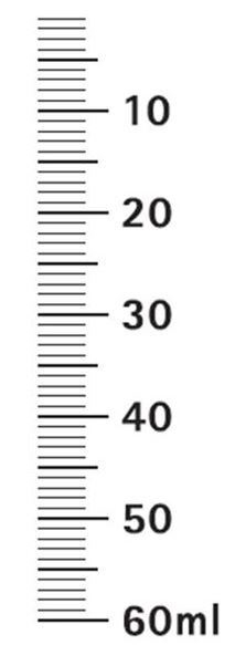 Sprøyte  Berojekt, Luerslip 50/60ml exsentrisk - Beroject - 2