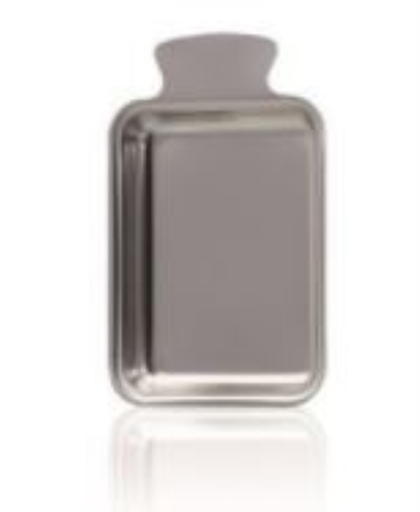 Sprøytefat, Rustfritt stål 120x90mm 