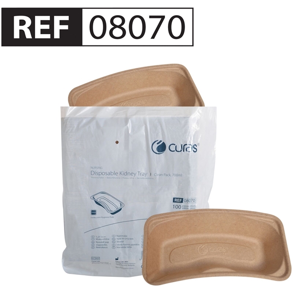 Pussbekken nyreformet Curas, 26x14x5cm, 700ml