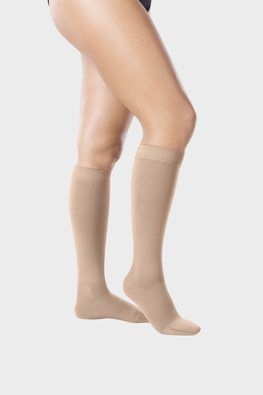 Kompresjonsstrømpe kne K3 Juzo, XXL sort Intenso lukket tå