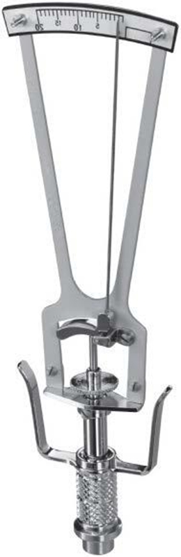 Tonometer Schioetz, Rett skala